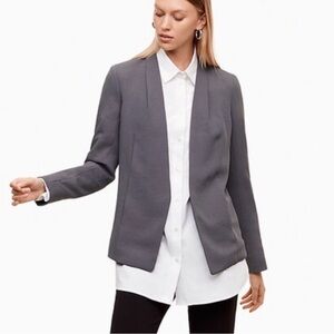 Aritizia Babaton Gray Keith Blazer, Babaton Open Front Gray Blazer Jacket